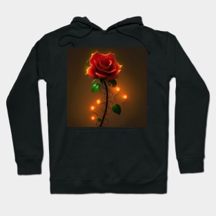 Glowing Rose 3 Hoodie